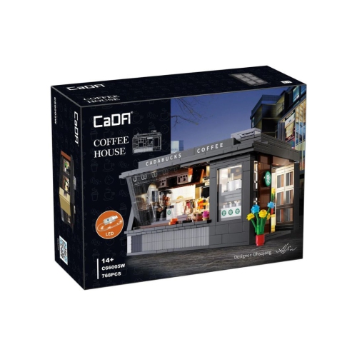 CaDA Street Coffee House 768 Pcs - Building Set for Adults & Teens