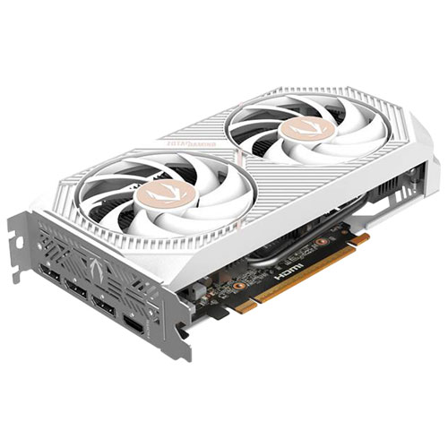 ZOTAC NVIDIA GeForce RTX 5060 Twin Edge OC White 8GB GDDR7 Video Card