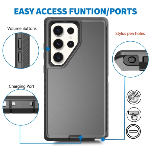 Étui Defender pour Samsung Galaxy S25 Ultra 5G, robuste protection antichoc et résistante à la poussière-en-, protecteur protecteur protecteur