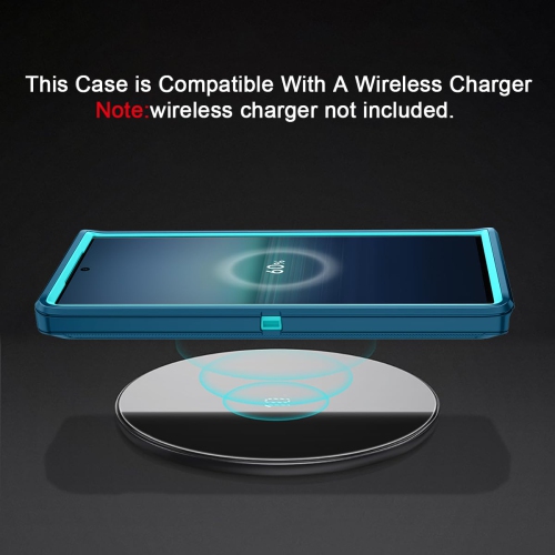 Pour Samsung Galaxy S25 Ultra Étui antichoc Protection complète 3 couches résistant à la poussière/aux chutes sans protecteur d'écran Étui robuste