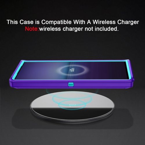 Pour Samsung Galaxy S25 Ultra Étui antichoc, résistant à la poussière et aux chutes, 3 couches, protection complète sans protecteur d'écran, étui