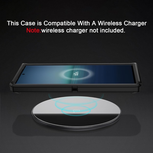 Pour Samsung Galaxy S25 Ultra Étui antichoc résistant à la poussière/aux chutes Protection complète 3 couches sans protecteur d'écran Étui robuste