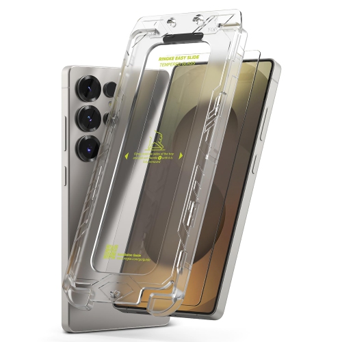 HLD  Easy Slide Pro Glass 2 Pack Compatible \w Samsung Galaxy S25 Ultra Screen Protector \w Installation Tool, HD Quality 9H Hardness Full Coverage