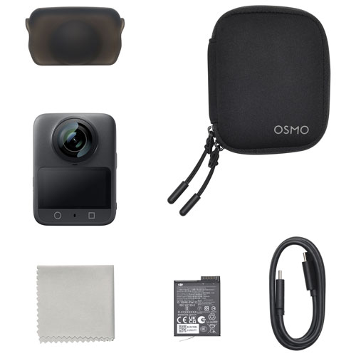 Ensemble caméra d'action 8K étanche Osmo 360 Standard de DJI