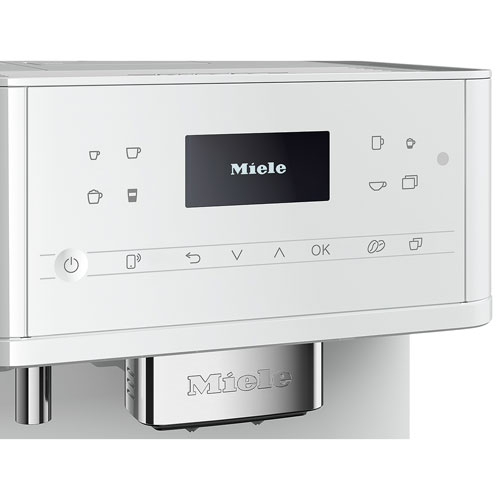 Miele CM 6160 Milk Perfection Countertop Coffee and Espresso Machine – Lotus White