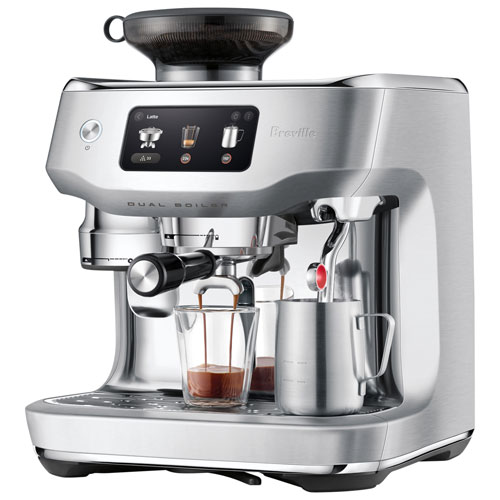 Machine à café The Oracle Dual Boiler de Breville - Acier inoxydable