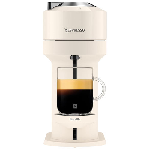 Machine à espresso à dosettes Vertuo Next de Nespresso - Blanc crémeux