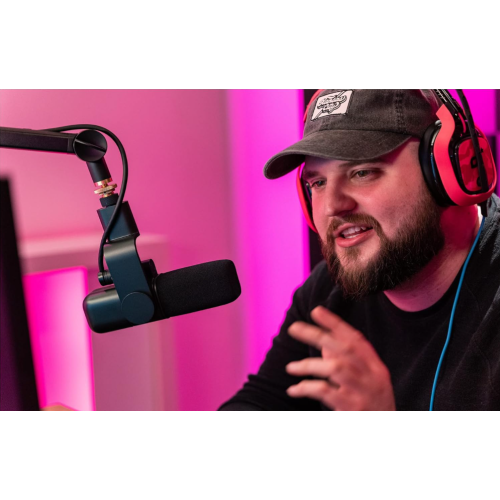 Refurbished - Logitech Blue Sona Active Dynamic XLR Broadcast Microphone for Streaming and Content Creation - Graphite (‎988-000489)