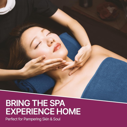 Serviettes de bain 100 % coton Beddora Premium, 27 x 54&nbsp;po, très douces, très absorbantes et séchage rapide - Bleu marine