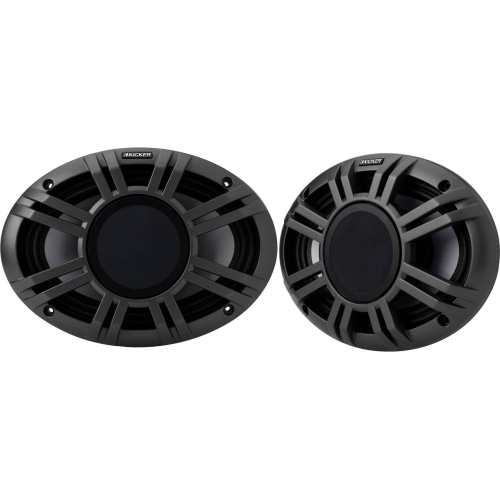 Kicker 48KMXL694 6X9" 150W RMS Marine Coaxial Speakers with Grilles