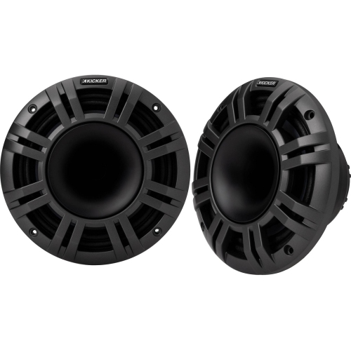 Kicker 48KMXL84 8" 250W RMS Marine Coaxial Speakers with Grilles