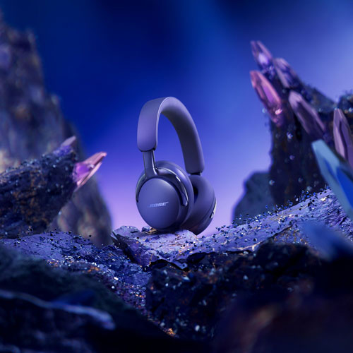 Casque d'écoute Bluetooth à suppression du bruit QuietComfort Ultra de Bose - Violet minuit