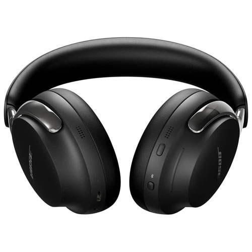 Casque d'écoute Bluetooth à suppression du bruit QuietComfort Ultra de Bose - Noir
