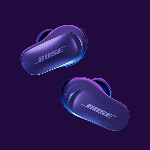 Écouteurs boutons 100 % sans fil à suppression du bruit QuietComfort Ultra de Bose - Violet minuit