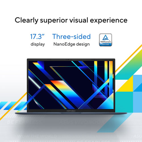 ASUS VivoBook 17.3" Laptop - Quiet Blue