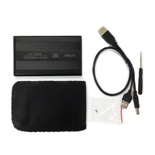 2.5 inch SATA to USB3.0 External Hard Driver Enclosure_Black