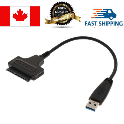 USB 3.0 to SATA Adapter, SATA to USB 3.0 Cable, Compatible 2.5 SATA III HDD and SSD Hard Disk Driver