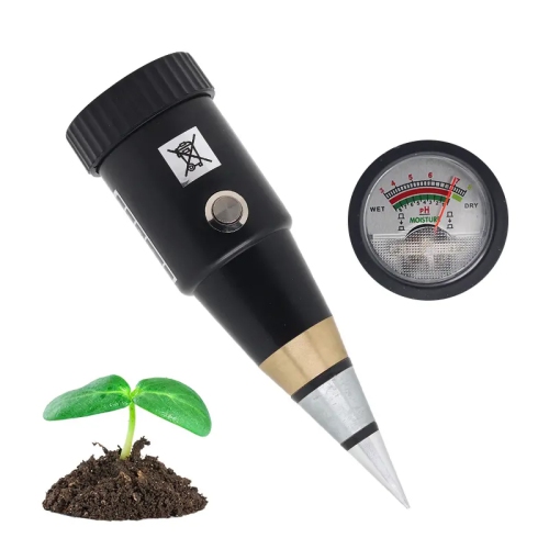 Soil Moisture PH Meter Acidity Humidity Tester Metal Sensor Probe 3~8 ph No Battery Hygrometer for Planting Garden Tool