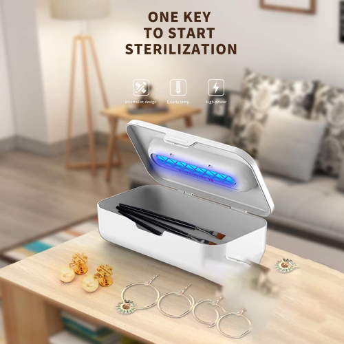 UV Sterilizer Box, Ozone Sterilization Box Multifunctional with Sterilization Light for Sterilizing Cell Phones, Cosmetics Cleaning Tools, Underwear