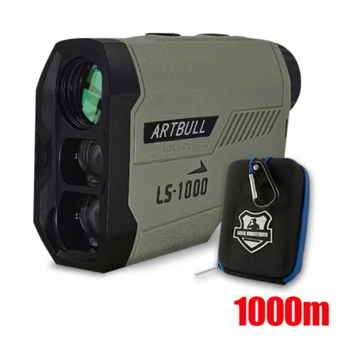 Golf Range Finder, 1000M 5 Modes ±1 yd Accuracy 6X Magnification Laser Distance Meter for Hunting Monocular Rangefinder