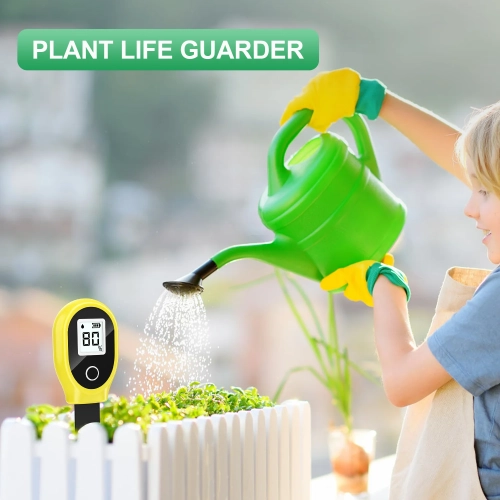 Soil Moisture Sensor Monitor Plants Moist Testing Tool Soil Hygrometer Plant Detector Garden Care Planting Humidity Meter