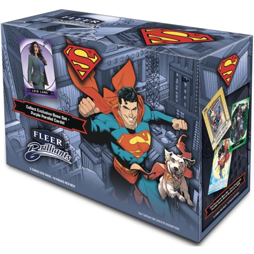 Upper Deck 2025 Upper Deck Fleer Brilliants Superman Mega Box 14 packs per box, 5 cards per pack