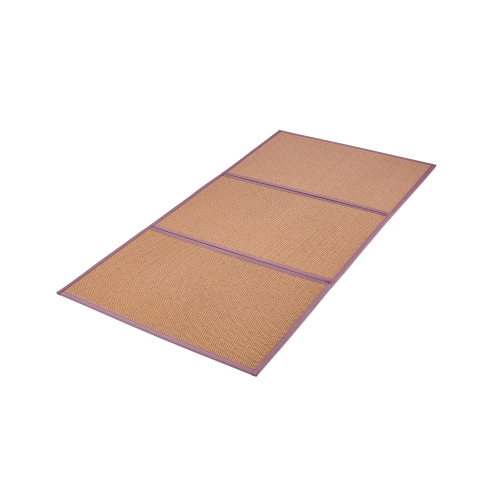 VEVOR  80 X 39In Japanese Tatami Mat, Foldable Handwoven Natural Rattan, Non-Slip & Easily Cleaned Tatami Floor Mat, Summer Breathable Sleeping Mat