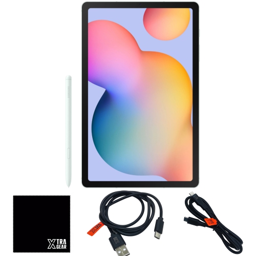 Samsung Galaxy Tab S6 Lite 10.4" 64GB Android Tablet, 4GB RAM, Included USB-C to C Cable, USB-C to A Cable, Cleaning Cloth, Green