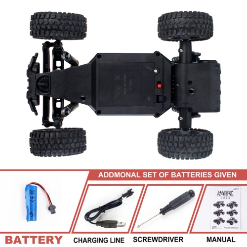 Small scale electric remote control toy car 1:18 high speed off-road drift car with lights children's toy - P181 green