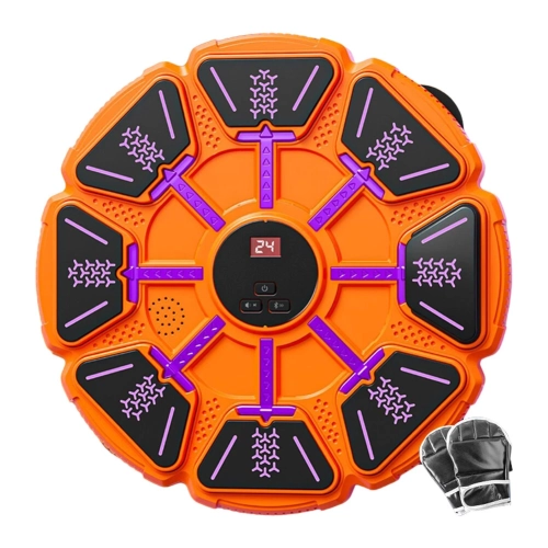 Machine de boxe intelligente Bluetooth avec gants de costume parent-enfant, équipement de mise en forme mural, idéal pour la famille, les enfants,