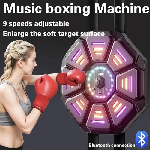 Music boxing machine with bluetooth, music boxing machine with parent-child boxing gloves, wall-mounted boxing trainer