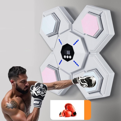 Musical Boxing Machine, Smart Boxing Trainer, Electric Wall-Mounted Boxing Training Mat for Adults
