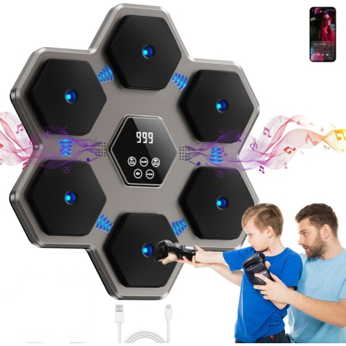 Bluetooth music boxing machine, wall-mounted boxing machine, suitable for adults and children, sports equipment