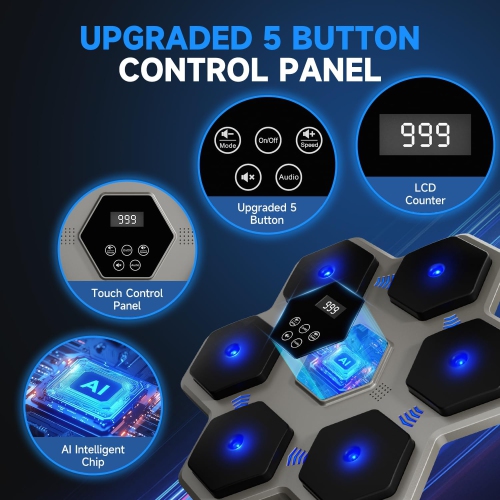 Bluetooth music boxing machine, wall-mounted boxing machine, suitable for adults and children, sports equipment