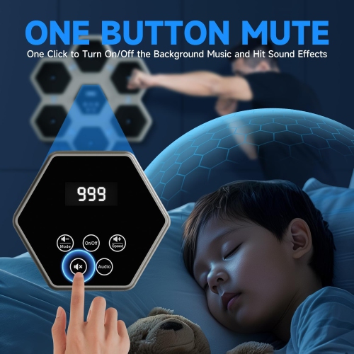 Bluetooth music boxing machine, wall-mounted boxing machine, suitable for adults and children, sports equipment