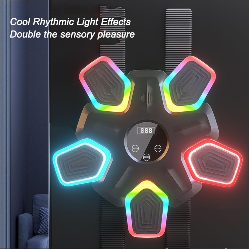 Smart Music Boxing Machine Adult/Children Sports Fitness Boxing Trainer Home Use, With Parent-Child Gloves