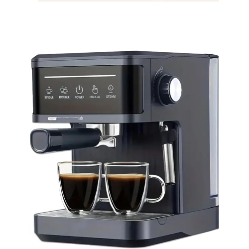 Automatic Concentrated Coffee Machine with Touch Display, Coffee Machine with Milk Frother, 15 Nal Pressure, 1.8 Liter, for Instant Coffee, Espresso,