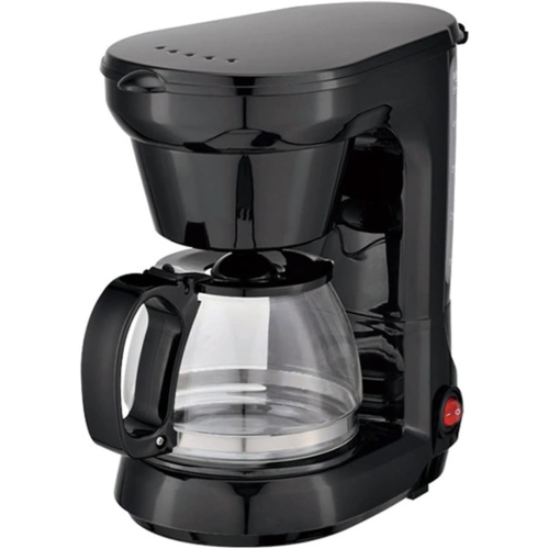 6-cup Coffee Maker, Automatic Espresso Machine, No Coffee Pods Required, Black and Stainless Steel