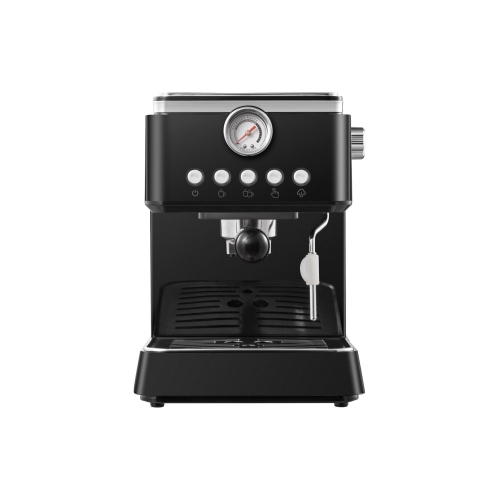 30‑Sec Heat‑Up 20 Bar Espresso Machine – 1.5 L Detachable Tank, Pressure Gauge, Multi‑Angle Steam Wand, High‑Precision Temp Sensor Black