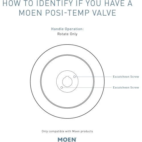 Moen T2233EPORB EVA Tub and Shower Faucet Trim with Eco-Performance Rainshower, Valve Required