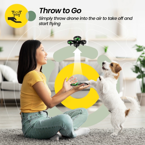 Holy Stone HS210 Mini Drone Under 249g for Kids and Beginners RC Nano Quadcopter Indoor Small Helicopter Plane with Auto Hovering, 3D Flip, Great