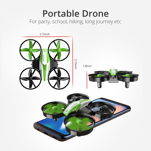 Holy Stone HS210 Mini Drone Under 249g for Kids and Beginners RC Nano Quadcopter Indoor Small Helicopter Plane with Auto Hovering, 3D Flip, Great