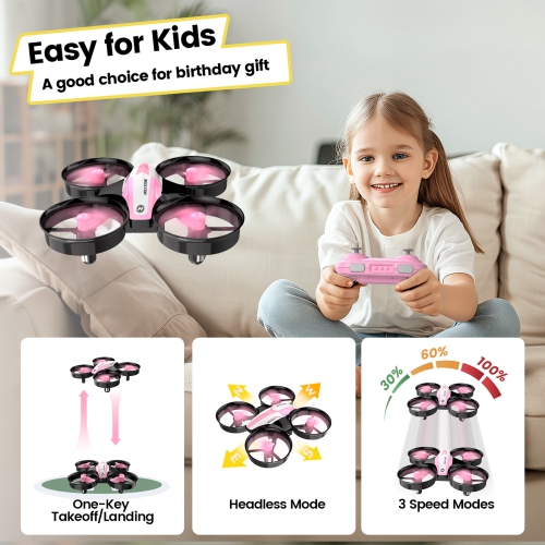 Holy Stone HS210 Mini Drone Under 249g for Kids and Beginners RC Nano Quadcopter Indoor Small Helicopter Plane with Auto Hovering, 3D Flip, Great
