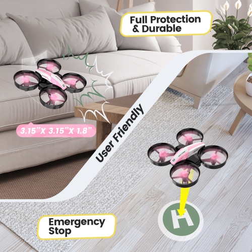 Holy Stone HS210 Mini Drone Under 249g for Kids and Beginners RC Nano Quadcopter Indoor Small Helicopter Plane with Auto Hovering, 3D Flip, Great