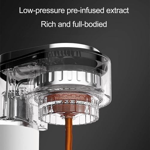 Small Espresso Machine For Home, Coffee Latte Machine, Cappuccino Machines For Home, Portable Espresso Machine, Semi-automatic Hot/cold Double