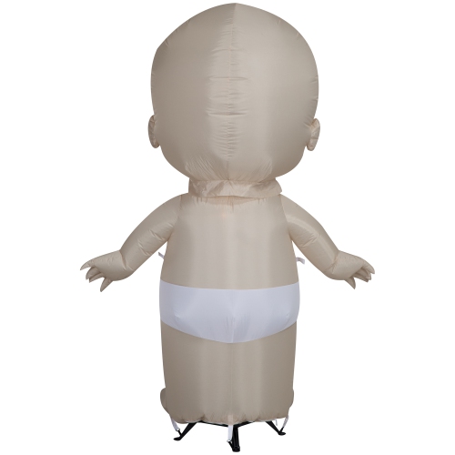 Poupée Zombie gonflable à tête d'Halloween animée Airblown MD de GEMMY INDUSTRIES - Grand - 72 x 57&nbsp;po