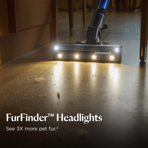 Bissell PowerClean FurFinder 200W Self-Standing Cordless Vacuum w/Tangle Free Brush Roll, Strong Suction, Removeable Battery, Wall Mount, Upholstery