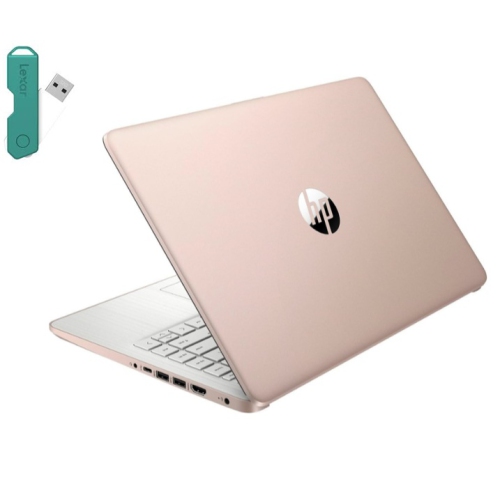 HP Premium Stream 14" HD BrightView Laptop, Intel Celeron N4120, 64GB eMMC, 16GB RAM Storage, UHD Graphics, HD Webcam, 1 Year Office 365, Win 11s,