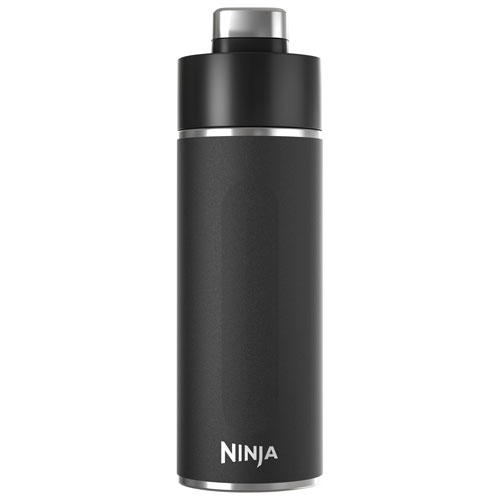 Bouteille de voyage pour boissons gazeuses 709 ml (24 oz) Ninja Thirsti - Noir