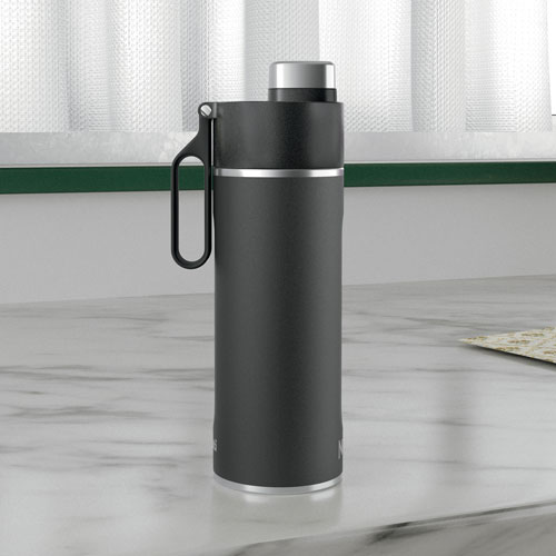 Ninja Thirsti 709ml (24 oz.) Carbonated Drink Travel Bottle - Black